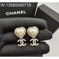 AGG 샤넬 진주 하트 CC로고 ...