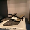 [QR 5009] 디올 capture 뮬 힐 투명 블랙 6.5cm