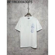[사슬공장] 디올 25SS 모노그램 도장 프린트 반팔티 화이트