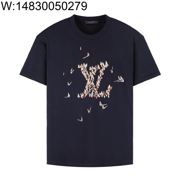 [잔디집2] 루이비통 범선 LV 자수 반팔티 블랙