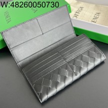 징 팩토리 보테가베네타 동전 지갑을 갖춘 인트레치아토 장지갑 749438 19*9.5*1.5cm 쏘 블랙