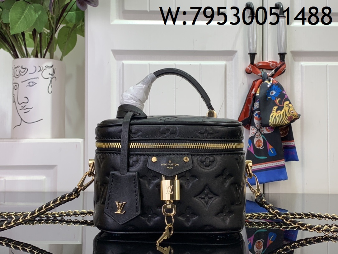 [88factory] 루이비통 베니티 PM 스몰 블랙 M25123 19*13*11cm