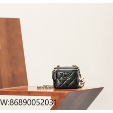 [CD] 샤넬 24A CC 체인 코스메틱 미니백 블랙 8.5*11*7cm