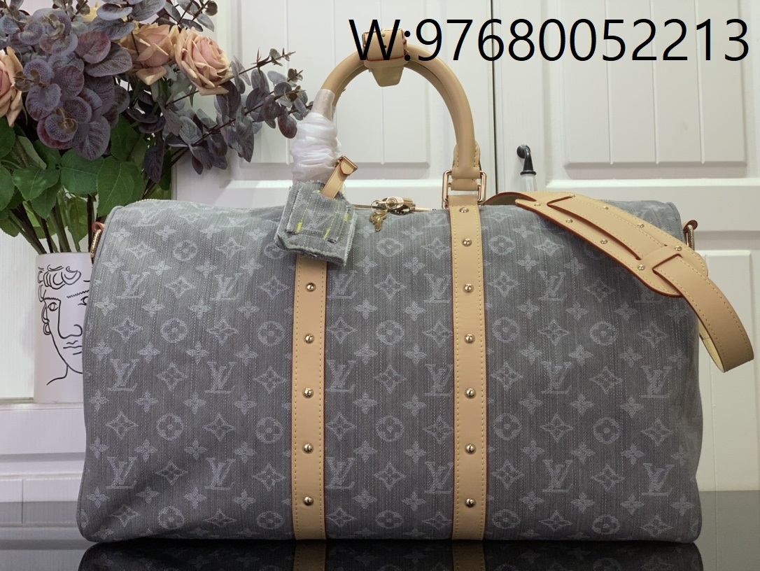 [88factory] 루이비통 키폴 반둘리에 45 데님 M13748 27*20*45cm