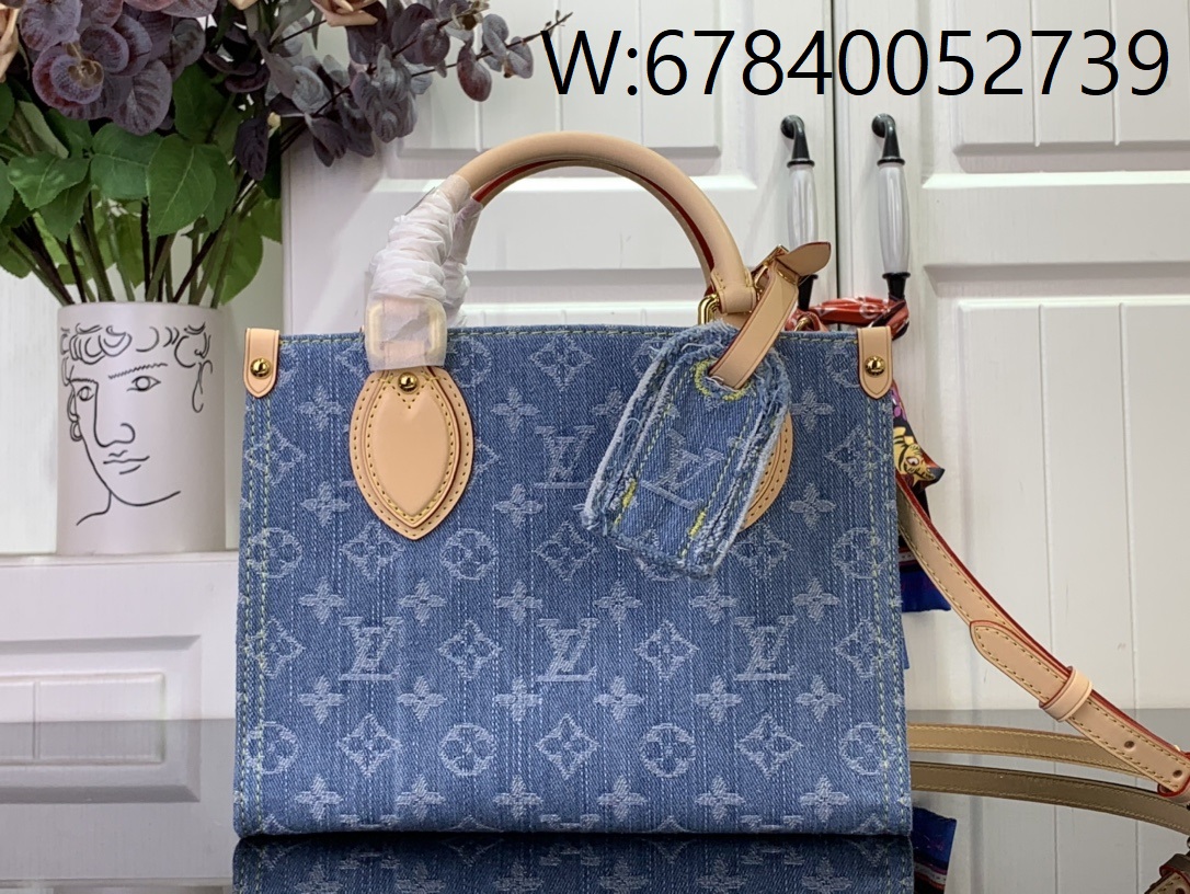 [88factory] 루이비통 온더고 PM 데님 스몰 M14633 19*11.5*25cm