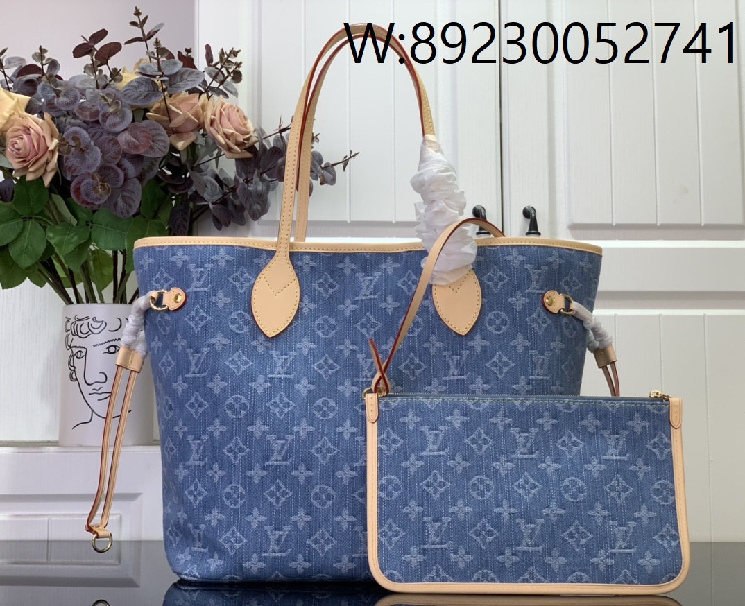 [88factory] 루이비통 네버풀 MM 미디엄 데님 M13192 28*14*31cm