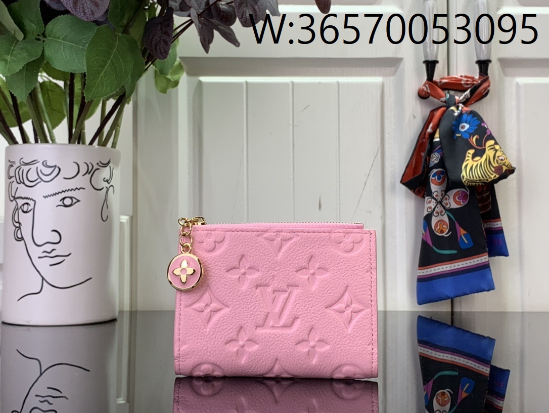 [88factory] 루이비통 리사 월릿 M14654 10*2.5*9cm 핑크