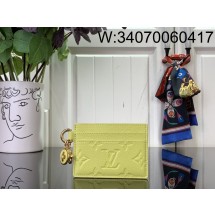 [88factory] 루이비통 LV 참 카드 홀더 M13649 7.3*0.3*10.2cm 라이트 옐로우