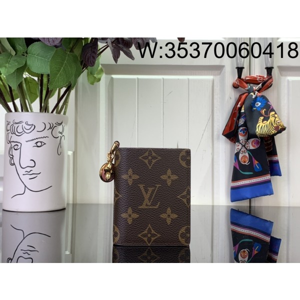 [88factory] 루이비통 LV 참 포켓 월릿 M14718 10*2.5*9cm 핑크