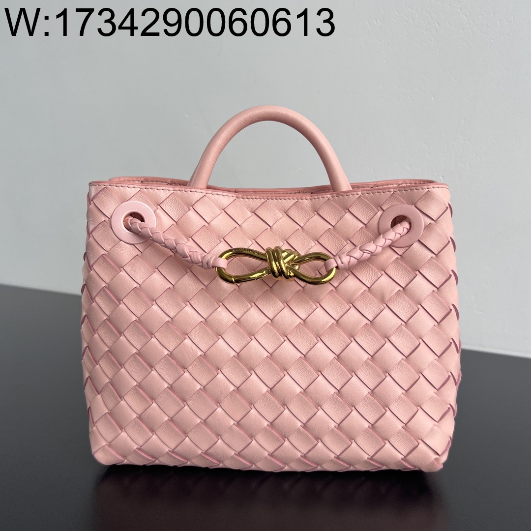 징 팩토리 보테가베네타 스몰 안디아모 743568 25*22*10.5cm 연핑크