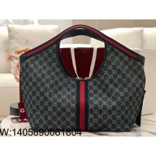 [JHL] 구찌 질리오 라지 토트백 블루 화이트 853971 25.5*17.5*20cm