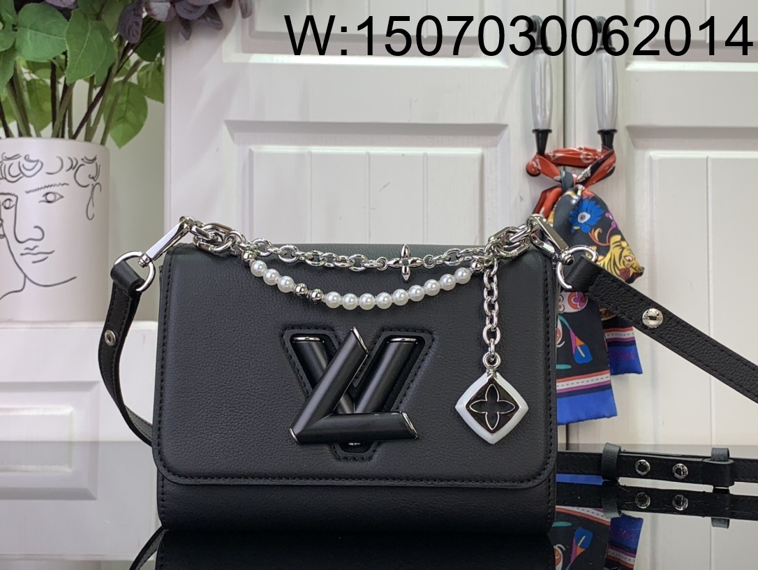 [88factory] 루이비통 트위스트 PM 슬림 19*15*7cm M14636 블랙