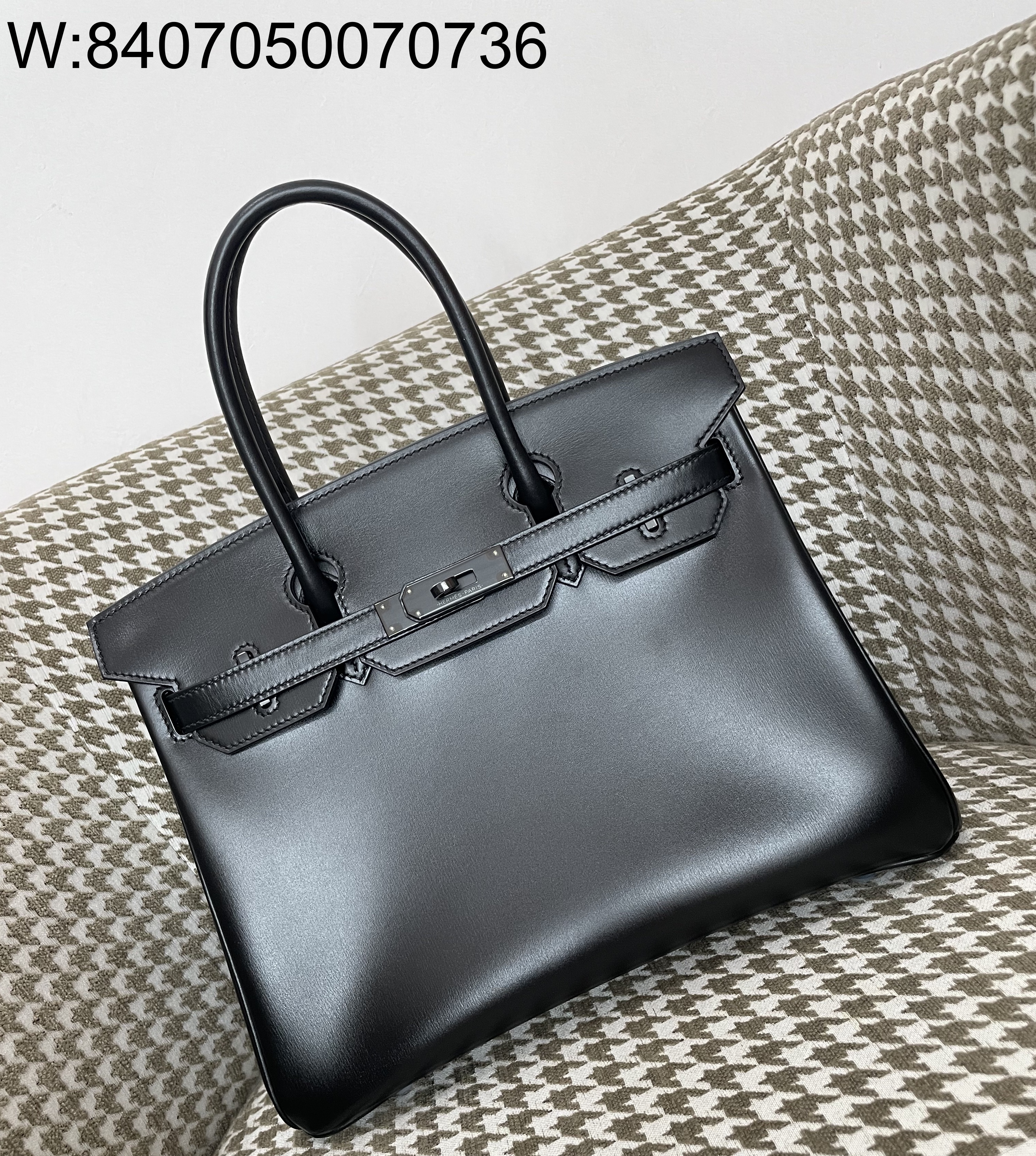 [장인의집] 에르메스 버킨 30 쏘 블랙 box
