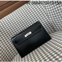 [장인의집] 에르메스 켈리 22 은장 블랙 swift