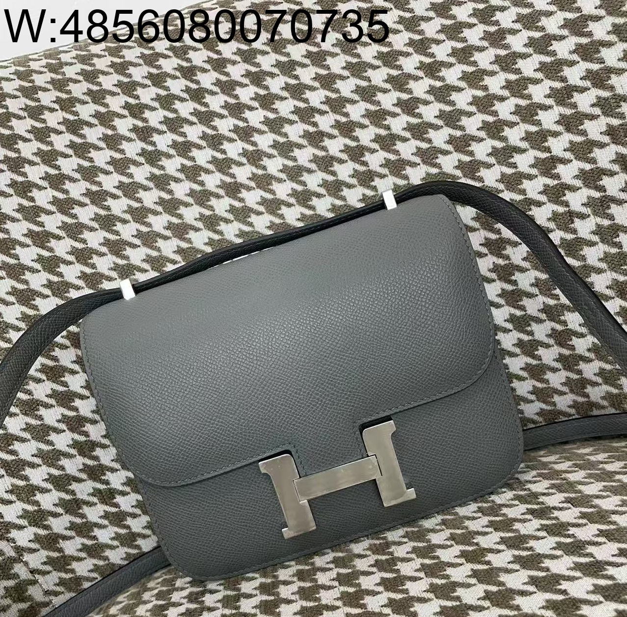 [장인의집] 에르메스 콘스탄스 19 은장 회녹색 epsom