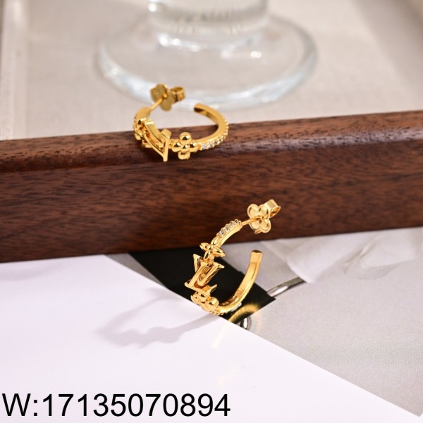 AGG 루이비통 LV 아이코닉 귀걸이 골드 M01841