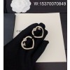 AGG 샤넬 CC로고 큰 하트 귀걸이