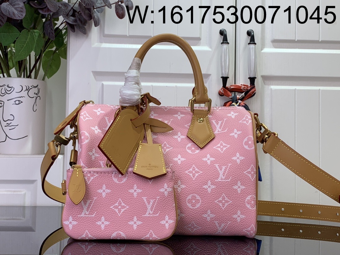 [88factory] 루이비통 P9 스피디 반둘리에 25 M24440 25*15*15cm 핑크