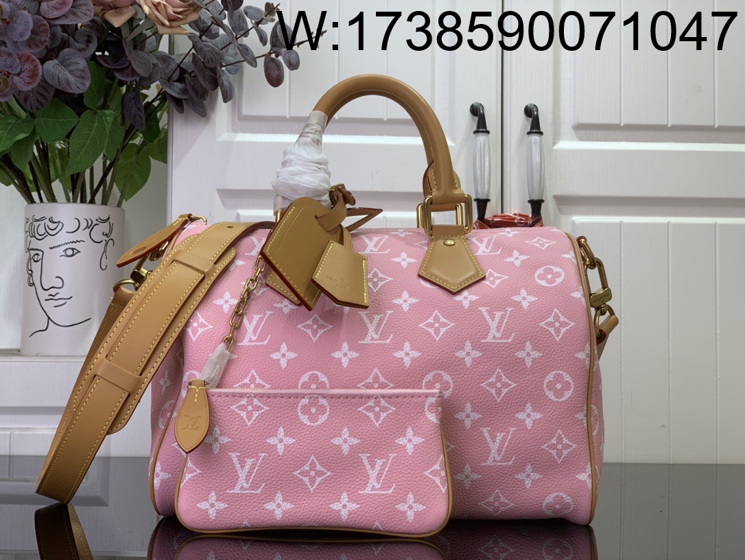 [88factory] 루이비통 P9 스피디 반둘리에 30 M13914 32*22.5*18cm 핑크