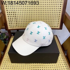 루이비통 LV 블라손 셰이딩 데님 모자 M7974L 화이트