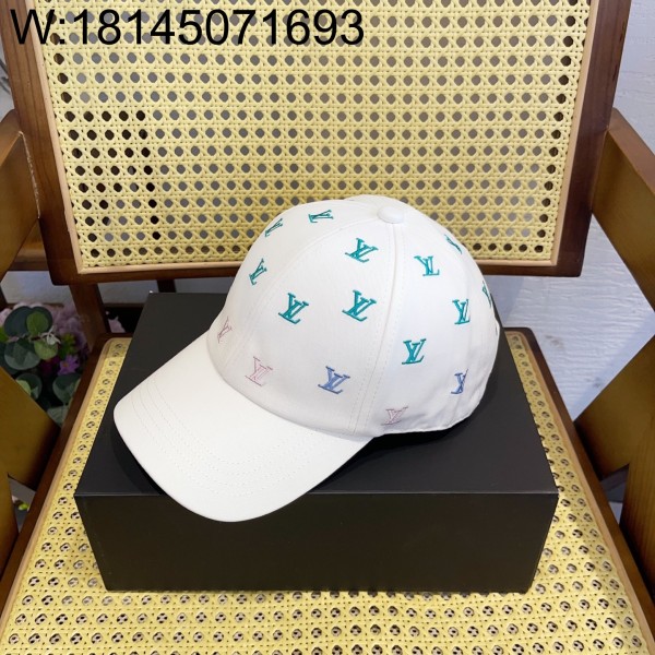 루이비통 LV 블라손 셰이딩 데님 모자 M7974L 화이트