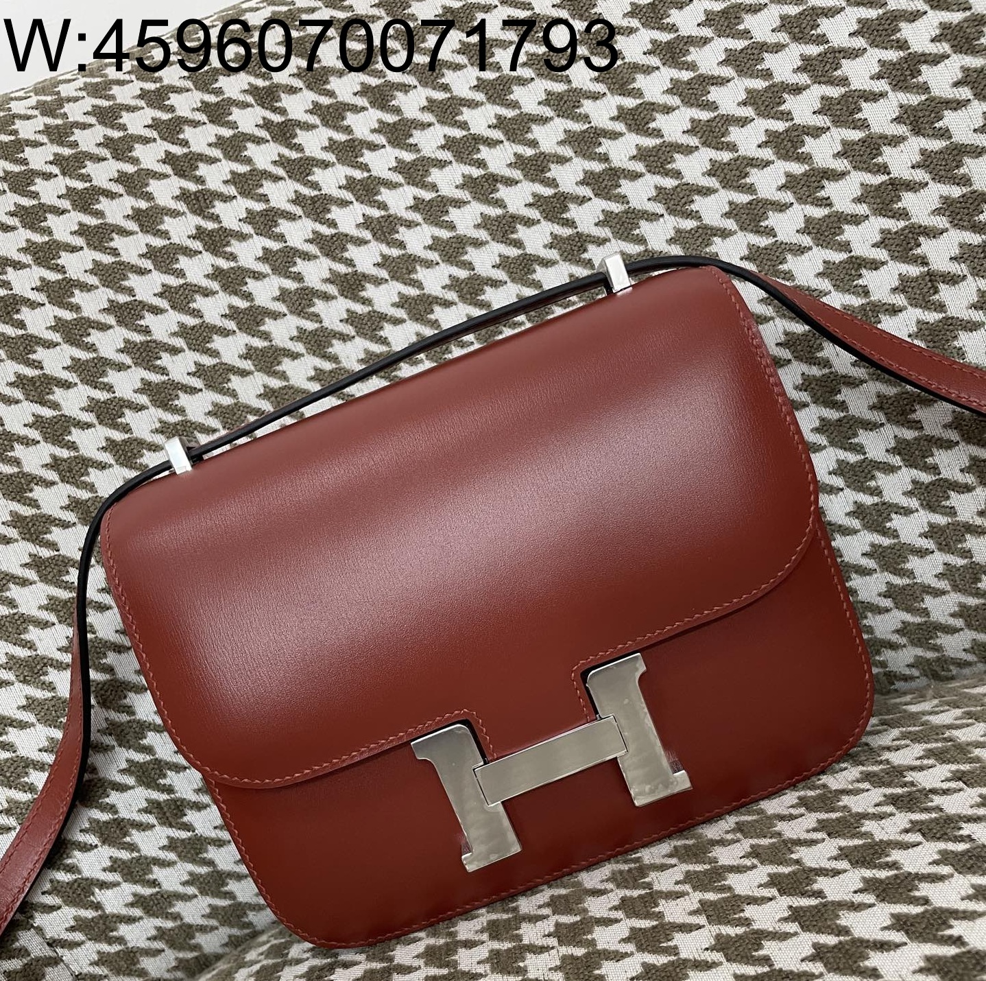 [장인의집] 에르메스 콘스탄스 19 은장 다크 레드 box