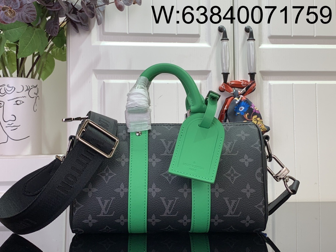[88factory] 루이비통 키폴 반둘리에 25 M25885 15*11*25cm 블랙 그린