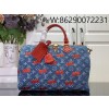 [88factory] 루이비통 스피디 소프트 30 M87627 30*21*17cm 데님 블루