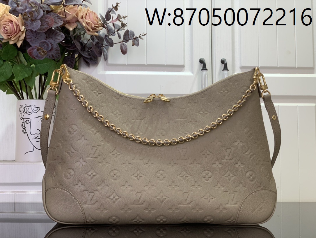 [88factory] 루이비통 Sac Boulogne GM M25854 40*29*15cm 회갈색