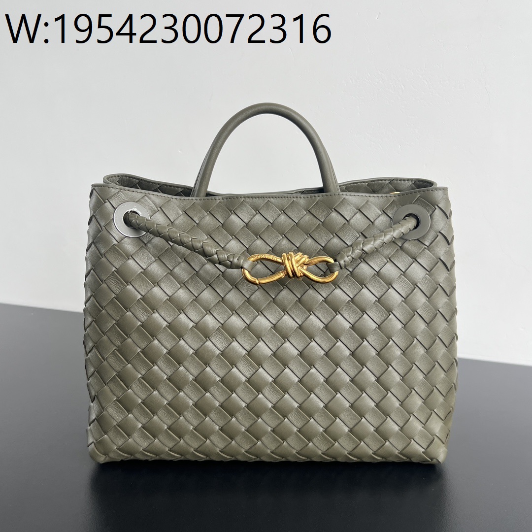 징 팩토리 보테가베네타 미디움 안디아모 743572 32.5*24*12cm 올리브