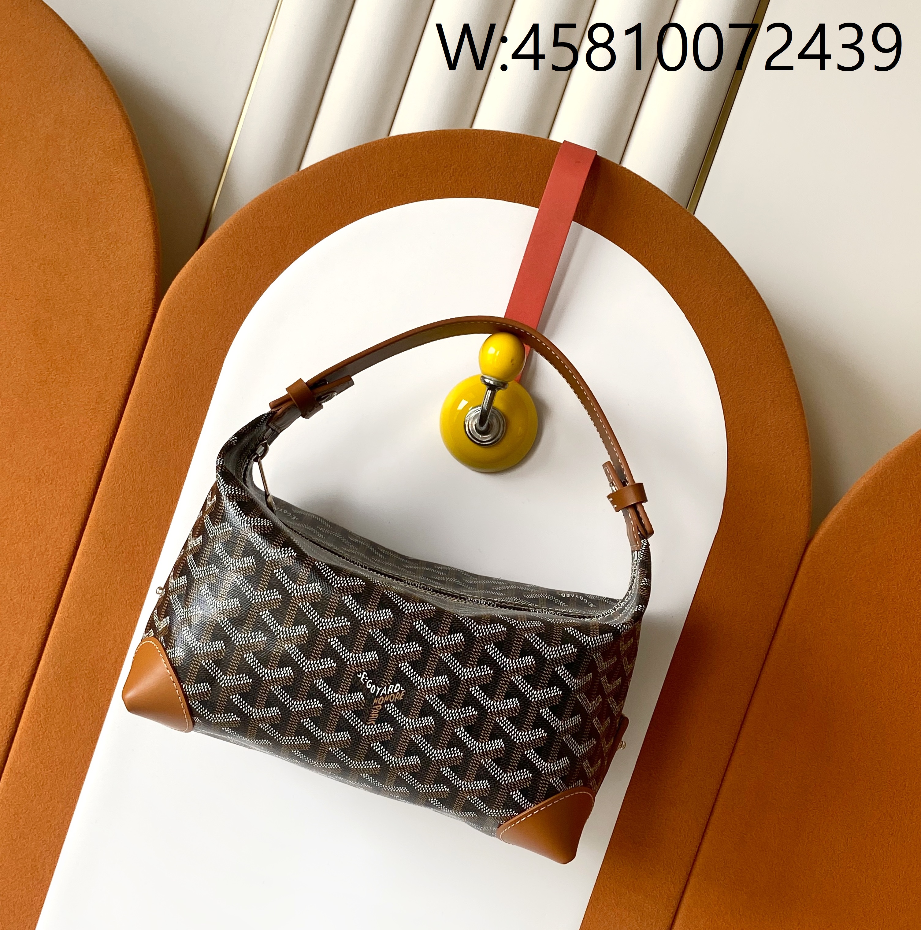 [리미티드] 고야드 toilet ecrue 화장실 백 브라운 23*13*12cm