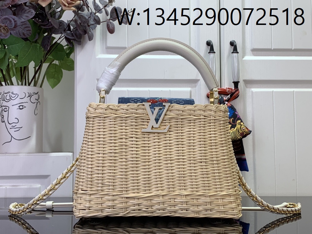 [88factory] 루이비통 LV x TM 카퓌신 BB M14295 27*18*9cm 화이트