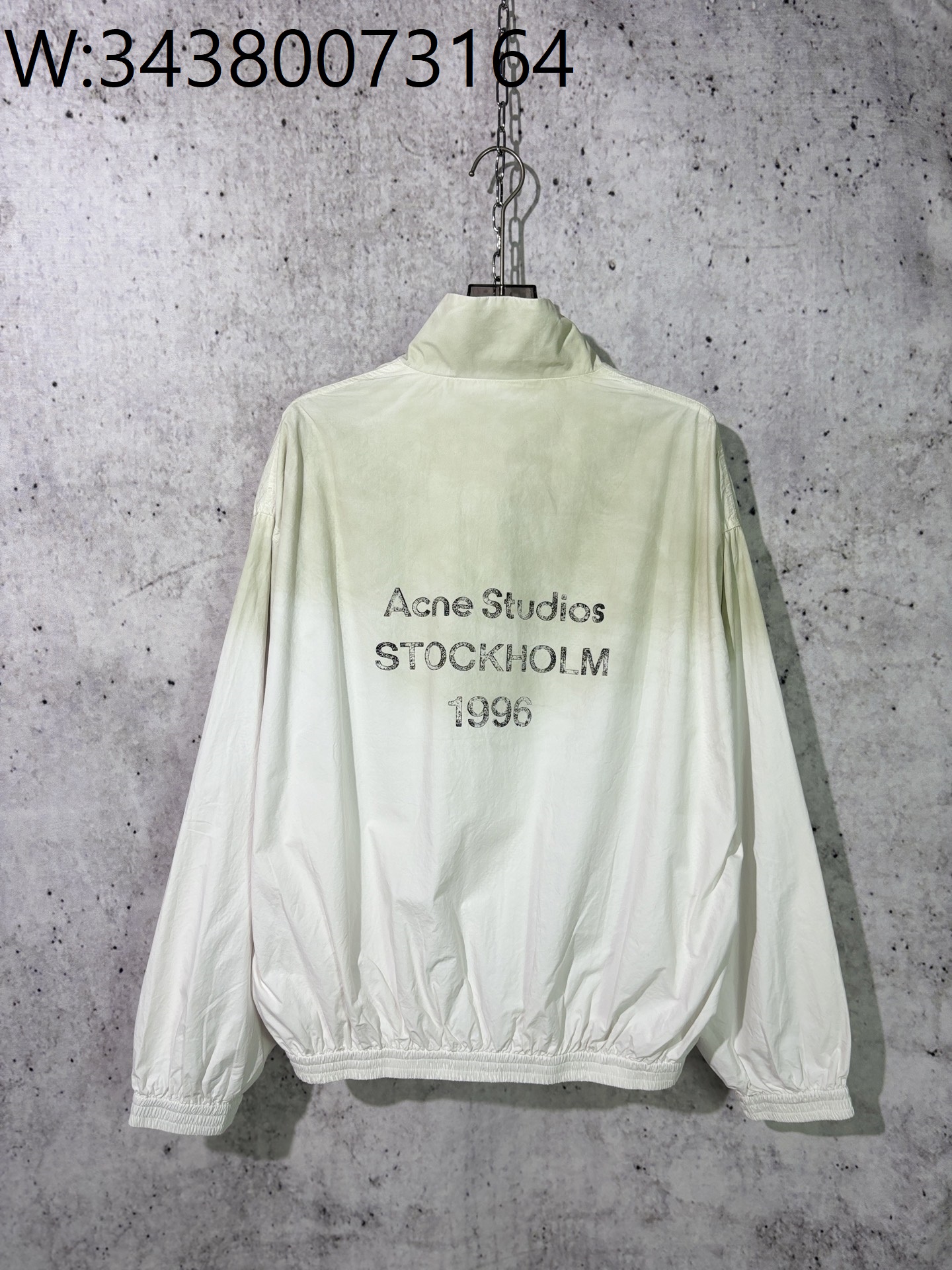 [사슬공장] 아크네 스튜디오 ACNE Studios 뒷면 모노그램 바람막이 베이지