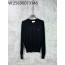 [사슬공장] 아미 FW23 레드 로고 자수 니트 블랙