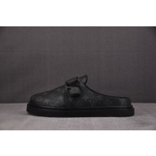 【BQ】루이비통 코지 컴포트 플랫 샌달 블랙 한 사이즈 크게나옴