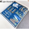 AGG 에르메스 24 스퀘어 스카프 88.5*88.5cm 블루