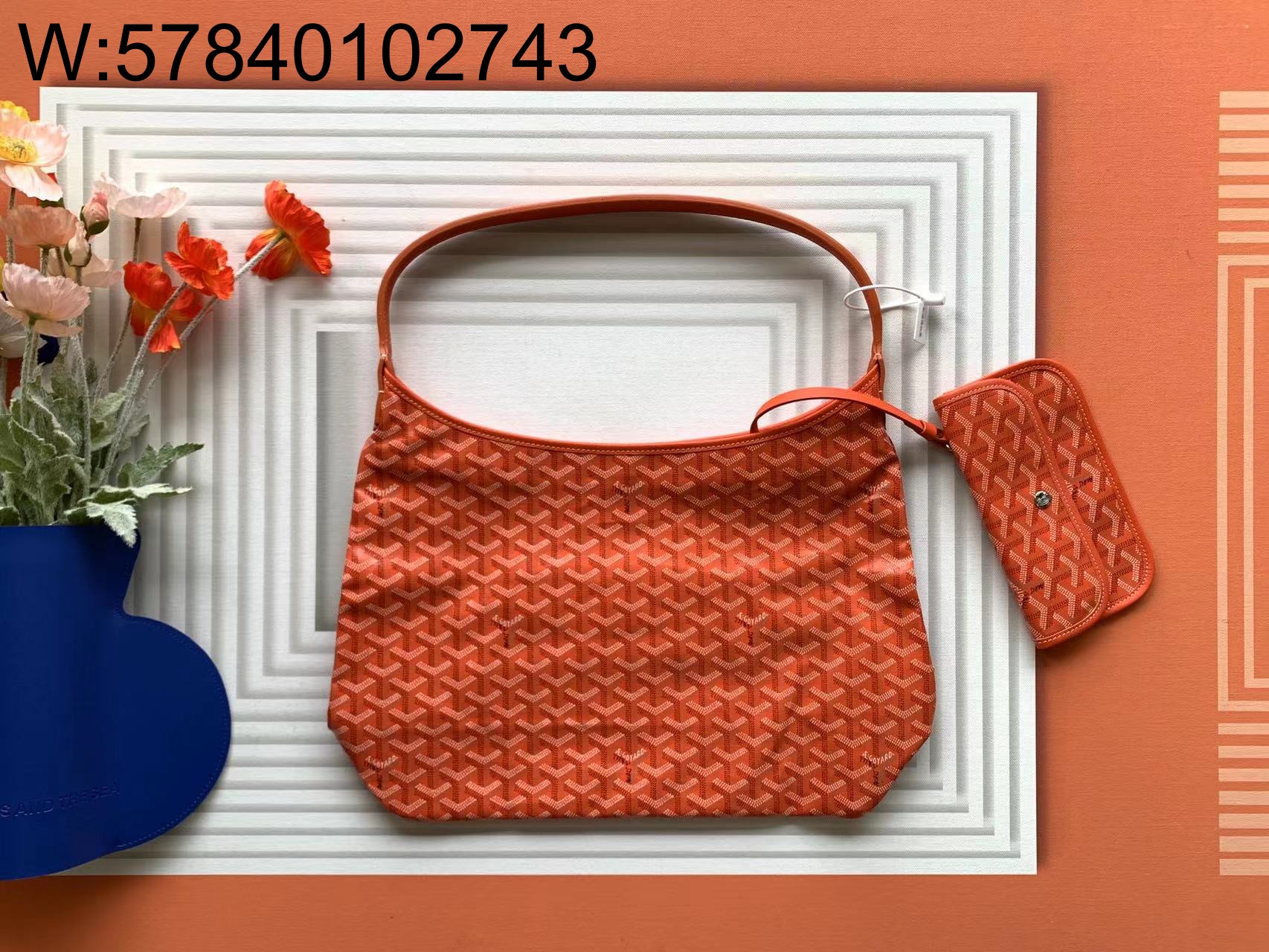 [리미티드] 고야드 보헴 호보 백 27*15*42cm 오랜지