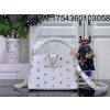 [88factory] 루이비통 LV x TM 카퓌신 미니 M14165 21*13.6*8cm 화이트