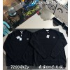 V공장 로에베 스몰 로고 자수 니트 블랙