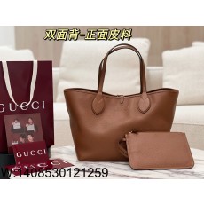 [JHL] 구찌 토티시마 미디움 리버시블 토트 백 브라운 839112 30(50)*27*23cm