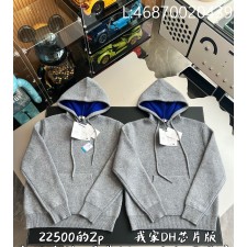 V공장 셀린느 후드 티셔츠 니트 후드티 그레이 RY0QZ0X73