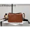 백경 셀린느 트리오 플랩 부드러운 램스킨 10P862 22*14*4cm 브라운