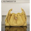 [JD] 샤넬 25C 미니 핸드백 금장 스웨이드 골드 메탈 옐로우 20*22*12.5cm