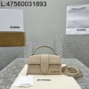  [카타공장, kata공장] 자크뮈스 밤비노 크로스바디 플랩백 베이지 18*6*7cm 스몰 금장 스웨이드