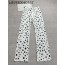 [타지아공장(tj공장) -여성전용] 샤넬 25FW 로고 올 오버 프린트 데님 팬츠 화이트