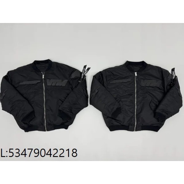 [사탄 셀러] 베트멍 VETEMENTS 모노그램 봄버 자켓 블랙 웨이디안 주소