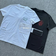 Prada 프라다 26SS 화이트 프린트 반팔티셔츠
