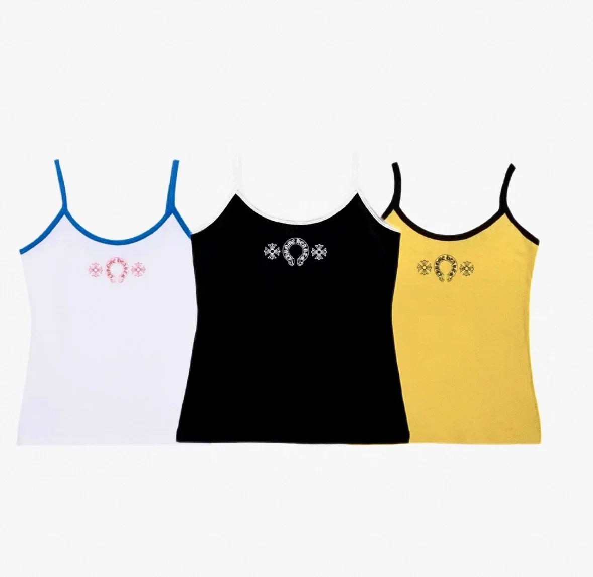 [크리스셀러] Chrome Hearts 크롬하츠 마티즈 스트랩 슬리브 나시 탑