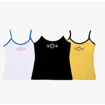 [크리스셀러] Chrome Hearts 크롬하츠 마티즈 스트랩 슬리브 나시 탑