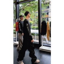 [크리스셀러] Chrome Hearts 크롬하츠 와플 조직 슬림핏 긴팔 티셔츠